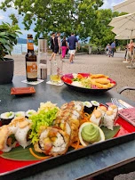 Sushi Und Gemüse Bowl